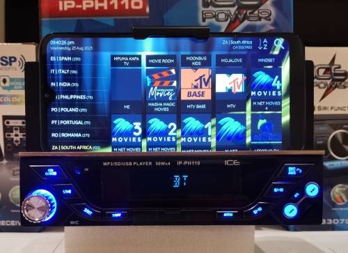 Ice Power IP-PH110 Mp3 Media Unit with Phone Holder