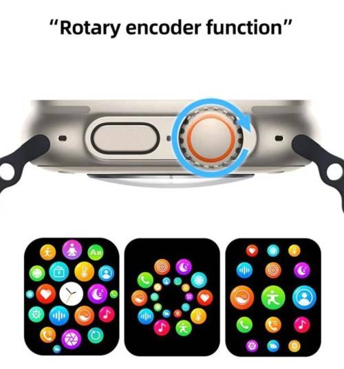 LM39 Ultra SMART Watch with fitness tracker 4 Strap Colors