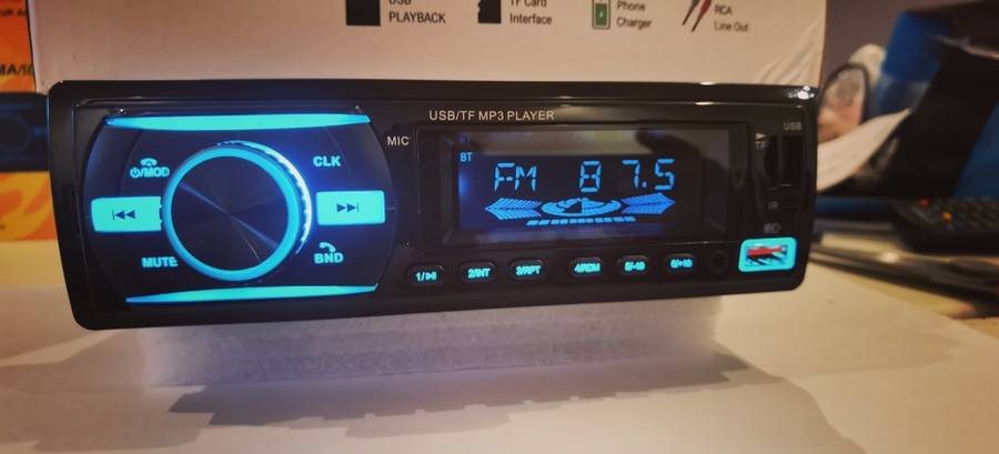 7 Color Led Soujun 50W x 4 MAX Single Din Radio MP3/FM/Bluetooth Phone Charger