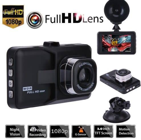 Vehicle Dash Cam Blackbox DVR with WDR - Full HD 1080 VISOR DVR with Exciting Features.