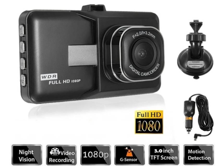 Vehicle Dash Cam Blackbox DVR with WDR - Full HD 1080 VISOR DVR with Exciting Features.