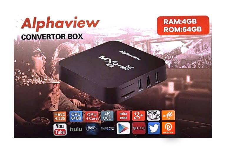 64GB PLUG AND PLAY 4GB Ram Android Tv Box 5G Wifi