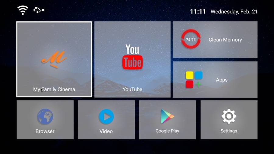 T96 Mars 4K HD 5G Wifi Smart TV Box 905W Quad-Core Plus 16GB