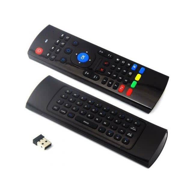 Wireless keyboard-remote control Air Mouse Dual Function Remote