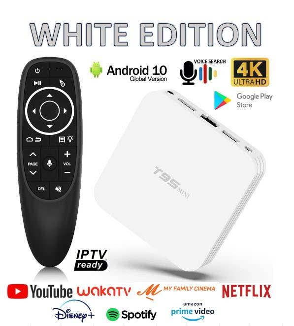T95 Mini Smart Tv Box Android  10.0 4K HDR  Allwiner Quad Core CPU 16GB