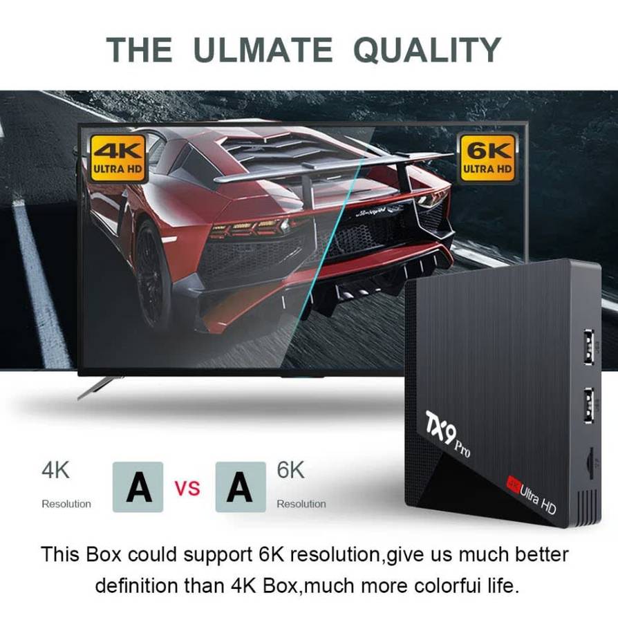 TX9 PRO set top box 4K HD 5G WIFI 8+128GB H313 Android 12.1 TV BOX