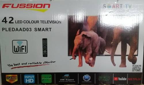 Fussion 42 inch Smart Tv (Brand New)