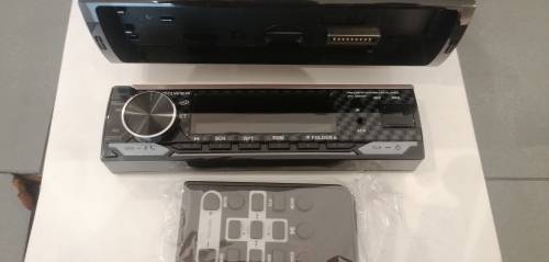 High Output ICE POWER Carbon Fiber Single Din Multimedia Head Unit