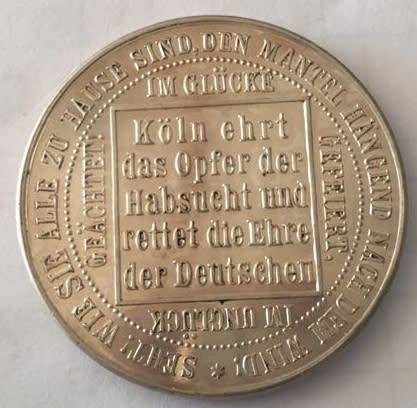 1900 Kruger Victim Medal (boer medal or boer medallion) UNC - Listed for H De Kok - Only