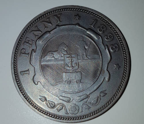 Beautiful 1898 ZAR Penny! R1 auction