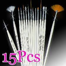 15pc nail art brush set