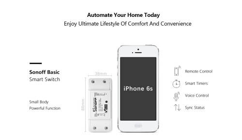 *Local stock* SONOFF DIY Wi-Fi Wireless Switch For Smart Home
