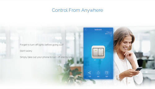 *Local Stock* SONOFF T1 US 1 Way SMART SWITCH AC90V-250V 600W