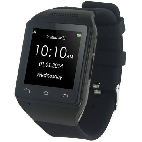 Touch Screen Watch Phone With Bluetooth - Quad Band, FM Radio, SD Card, 100 Hours Standby.