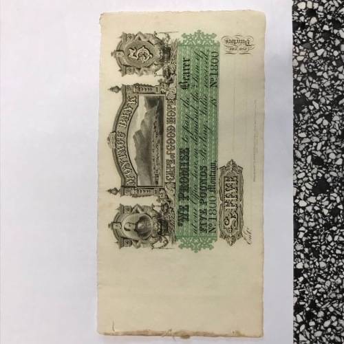 Montagu Bank (1861-1868) " 5 - FIVE POUNDS" HIGH GRADE