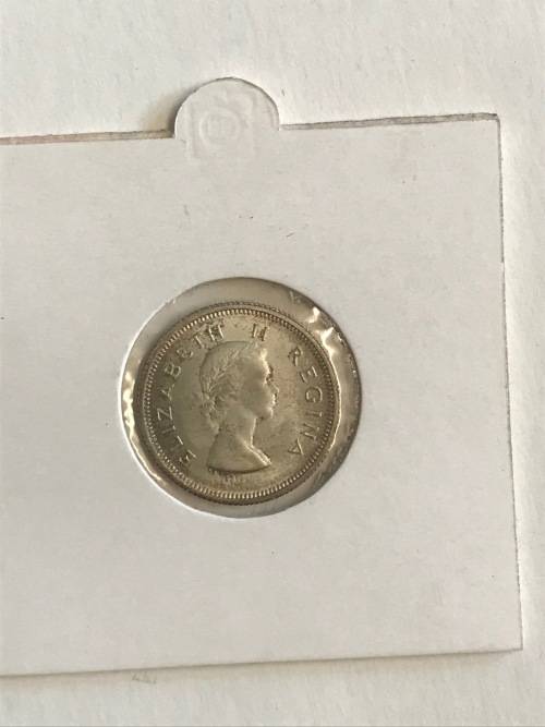 1957 UNION SIXPENCE UNCIRCULATED CONDITION