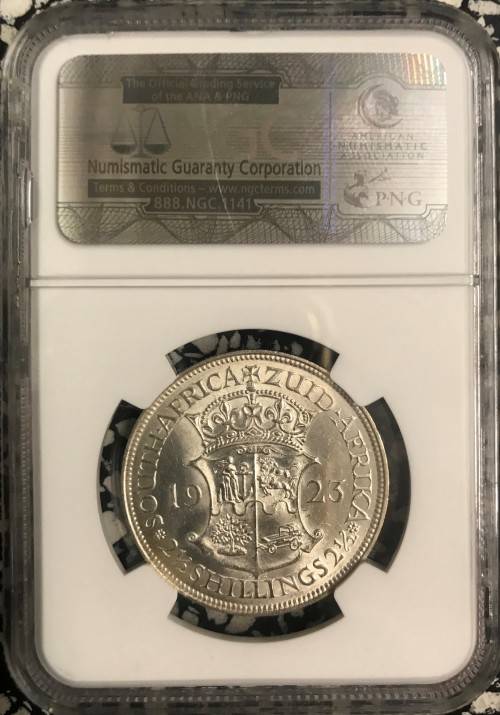 1923 Union Half-Crown NGC Ms61  ***Looks Better  Re Grade?** Rarely Seen In MS
