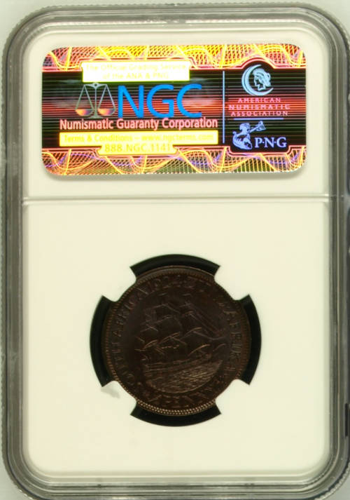 1924 Half  Penny NGC MS64