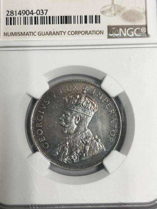 1933 Union two shilling NGC AU58  Top grade