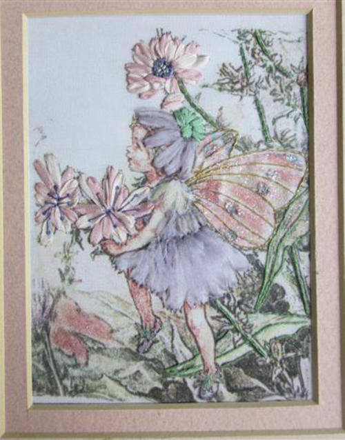 SILK RIBBON EMBROIDERY FROM THE FLOWER FAIRY COLLECTION