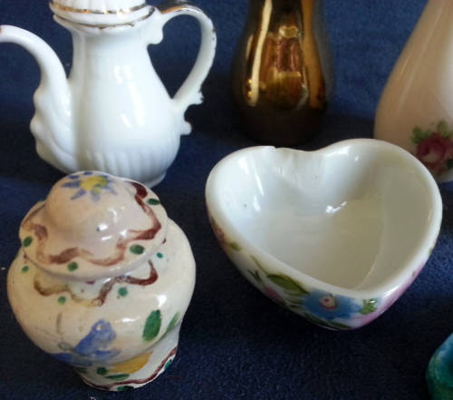 7 X VINTAGE PRINTERS TRAY MINIATURES