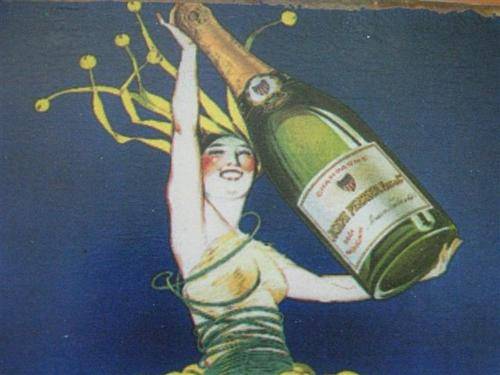 PRINTED METAL SIGN CHAMPAGNE" JOSEPH PERRIER " 27 CM X 35 CM