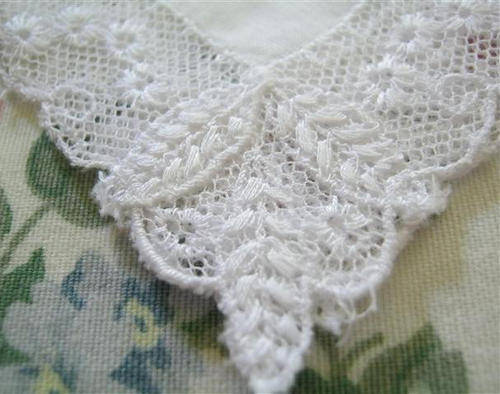 PAIR OF TWO FINE COTTON VOILE HANDKERCHIEFS, IN GREAT CONDITION.