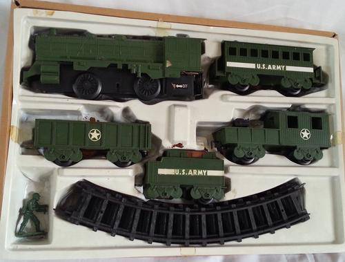 VINTAGE MILITARY TRANSPORT TRAIN SET LATE 1960'S