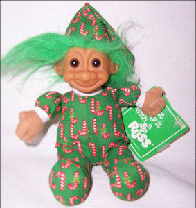 RUSS CHRISMAS TROLL DOLL