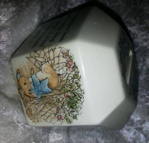 PETER RABBIT WEDGWOOD MADE IN ENGLAND MONEYBOX