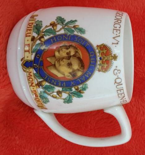 CORONATION MUG. GEORGE VI & ELIZABETH. 1937. Johnson Bros (Pres Jhb Council).