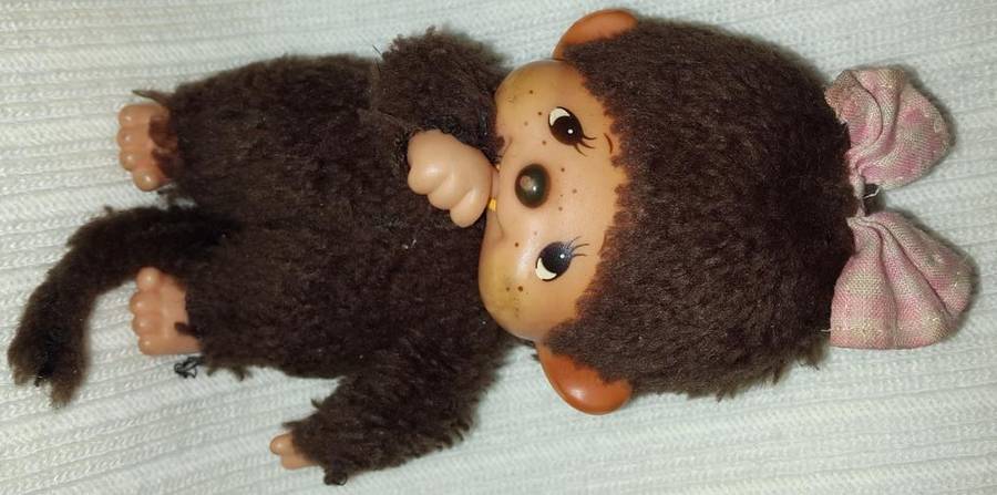 Vintage Monchhichi 1970's Monchichi Sekiguchi Monkey Stuffed