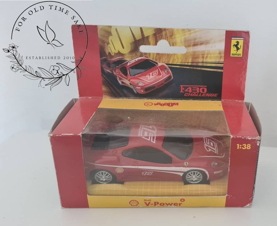 Shell Ferrari F430 Challenge model car in box - scale 1/38