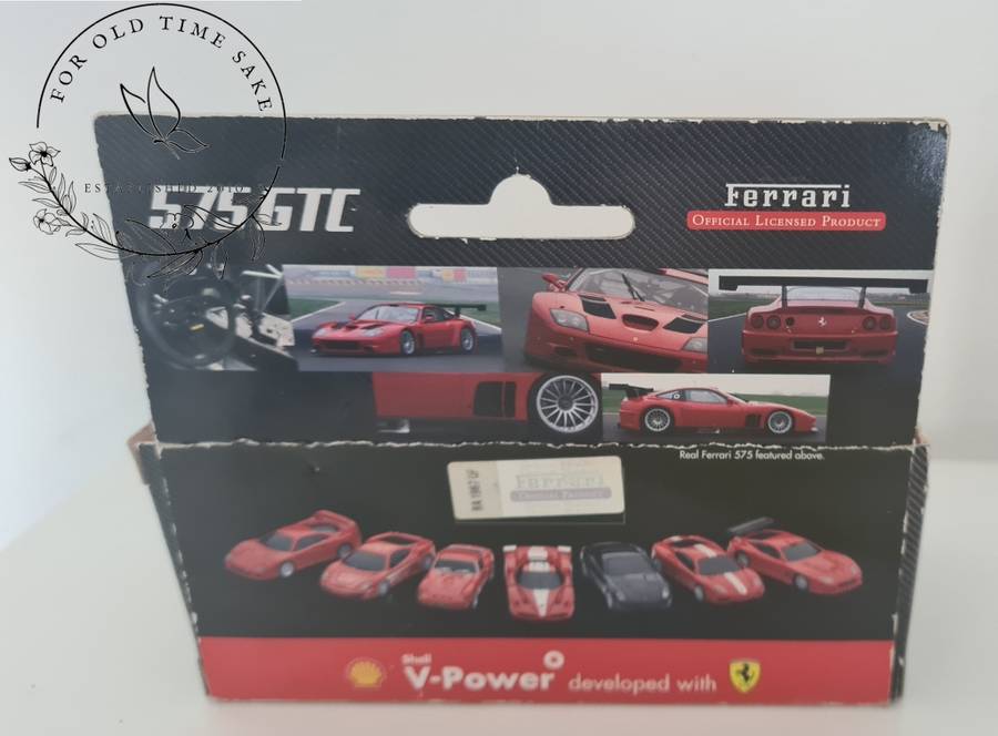 Shell Ferrari 575 GTC model car in box - scale 1/38