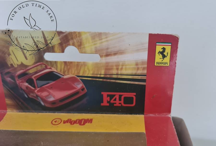 Shell Ferrari F40 model car in box - scale 1/38