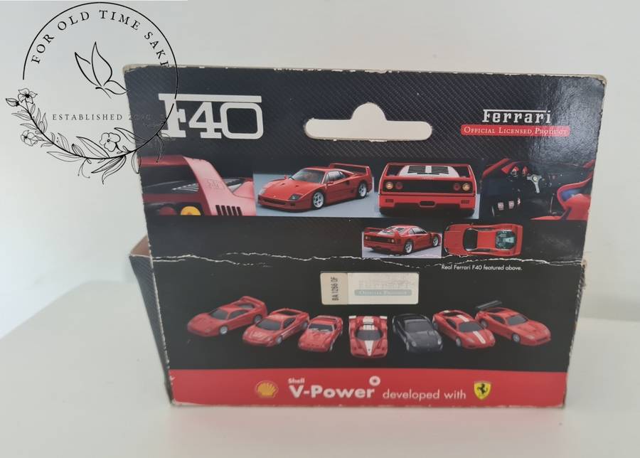 Shell Ferrari F40 model car in box - scale 1/38