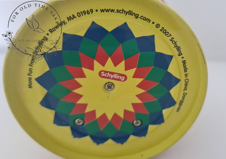 Tin Musical Box see photos for ding on side in working order