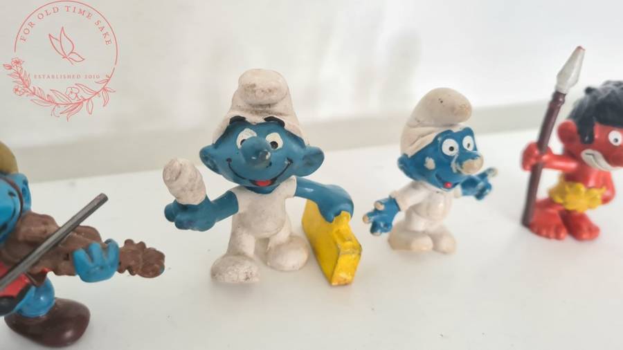 Vintage Smurf lot - see photos for conditions