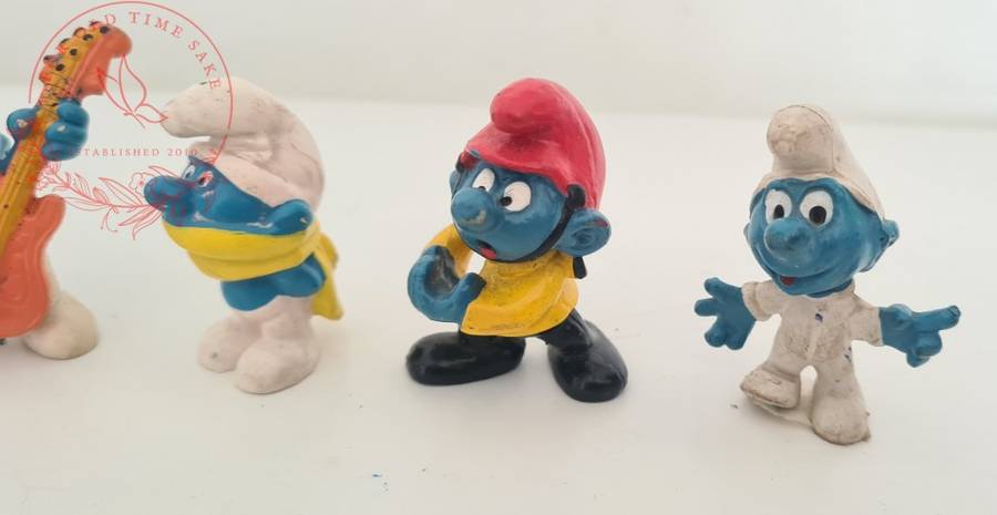 Vintage Smurf lot - see photos for conditions