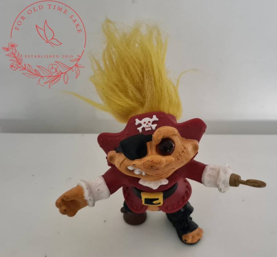 1992 Hasbro Battle Trolls Cap`n Troll Action Figure +- 18cm