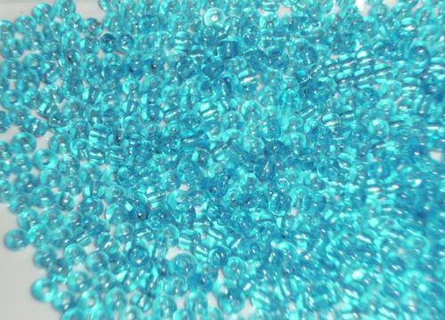 Seed beads 20grams aquamarine blue 2mm diameter