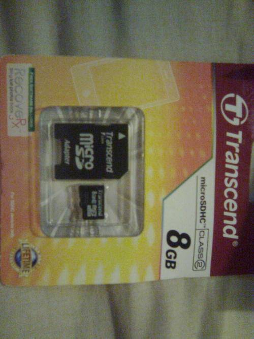 TRANSCEND MICRO SDHC {MEMORY CARD} 8GB **BID NOW**