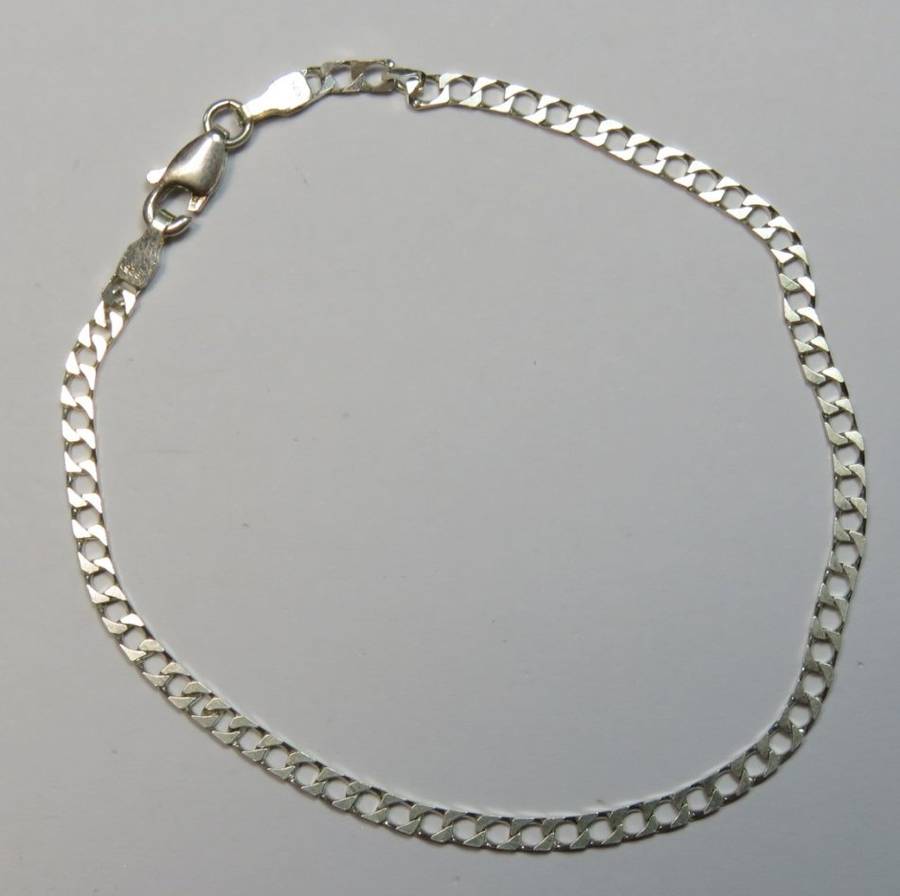 Sterling silver bracelet 19cm long