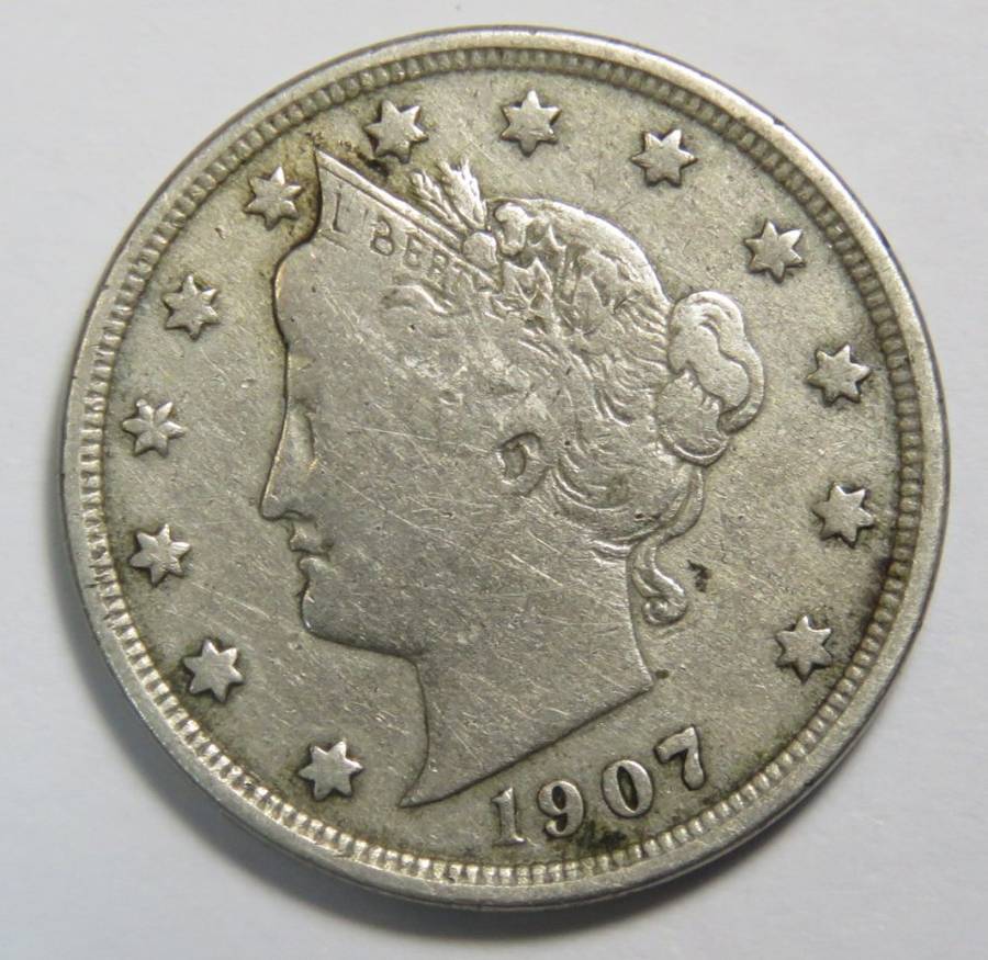 USA 1907 Five Cents - Liberty