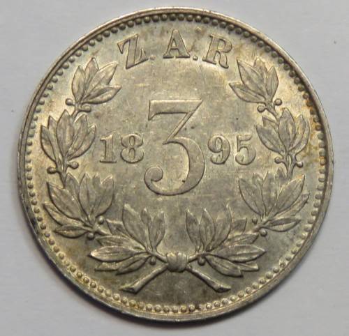 1895 Kruger 3d - XF+ with cracked die
