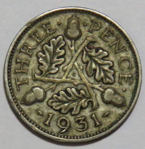 1931 Tickey - Filler for SA tickey