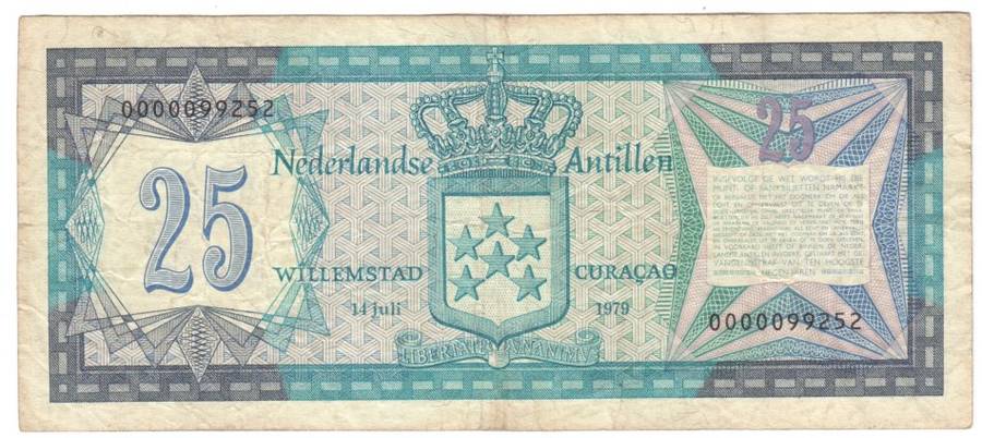 Nederlandse Antilleu 25 Gulden 1979
