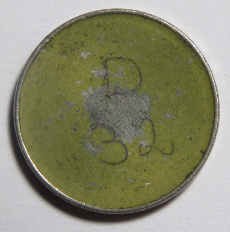 General Post Office 5 cent token - number D 32