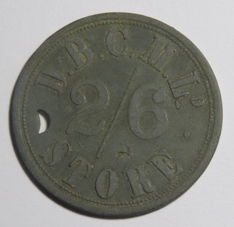 De Beers consolidated mines 2/6 token - Set 3 - Du Toitspan