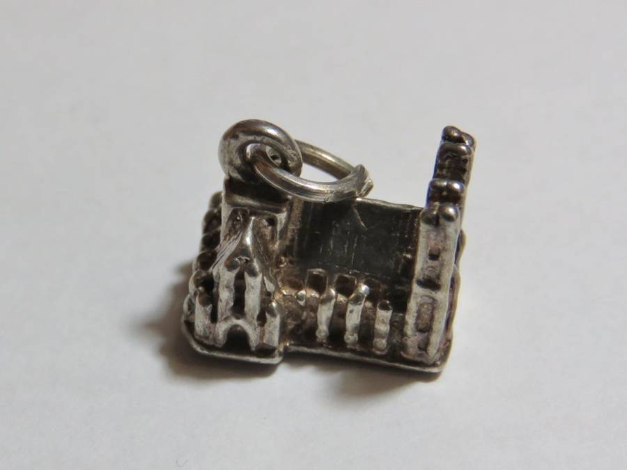 Silver Monastery charm